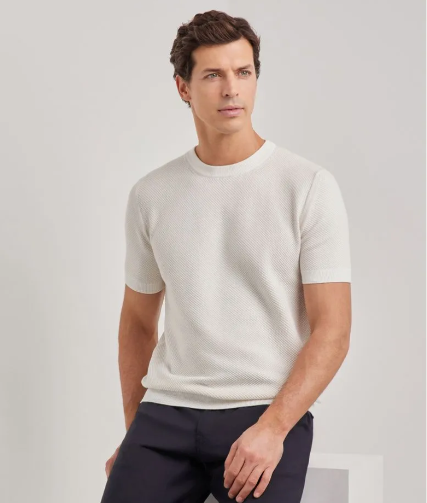 Canali Micro-Structured T-Shirt