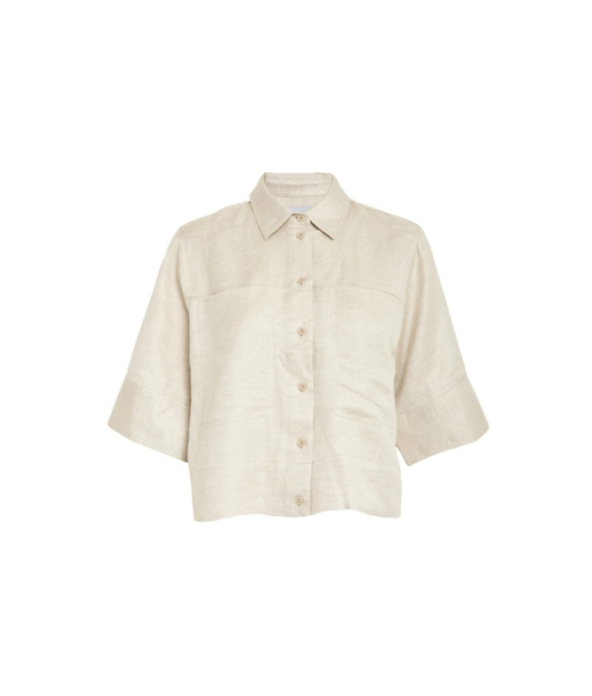 Minus MSJuno Cropped Linen Shirt