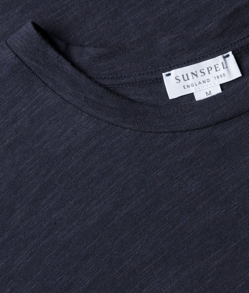 Sunspel Cotton Linen T-Shirt