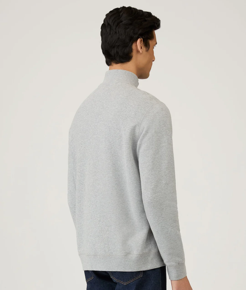 Sunspel Loopback Half Zip Sweatshirt