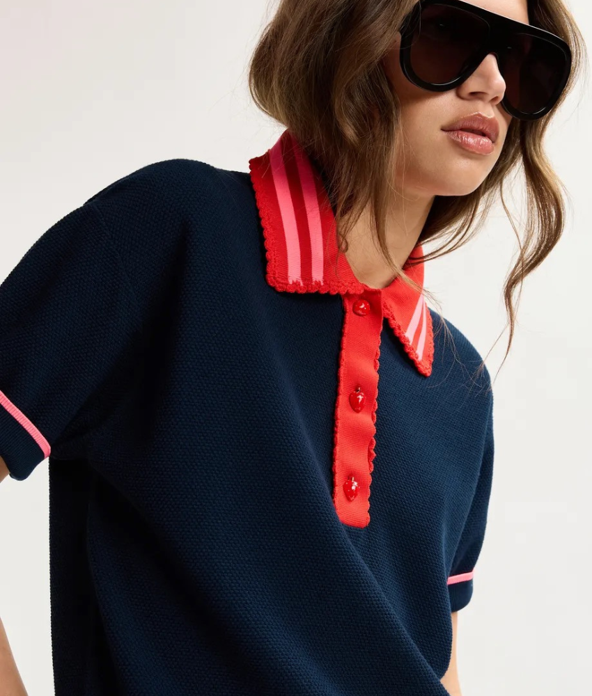 Essential Antwerp Kontrast Knit Polo