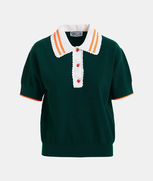 Essential Antwerp Kontrast Knit Polo