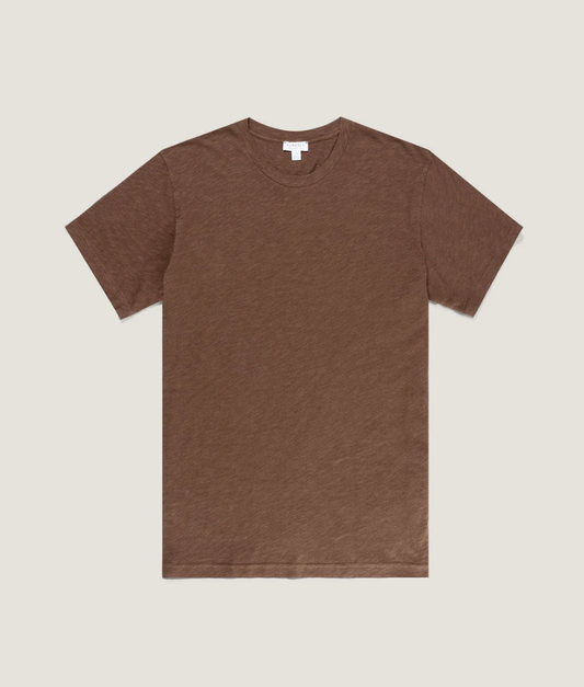 Sunspel Cotton Linen T-Shirt