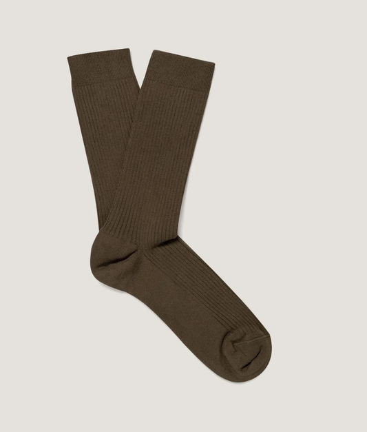 Sunspel Cotton Rib Socks