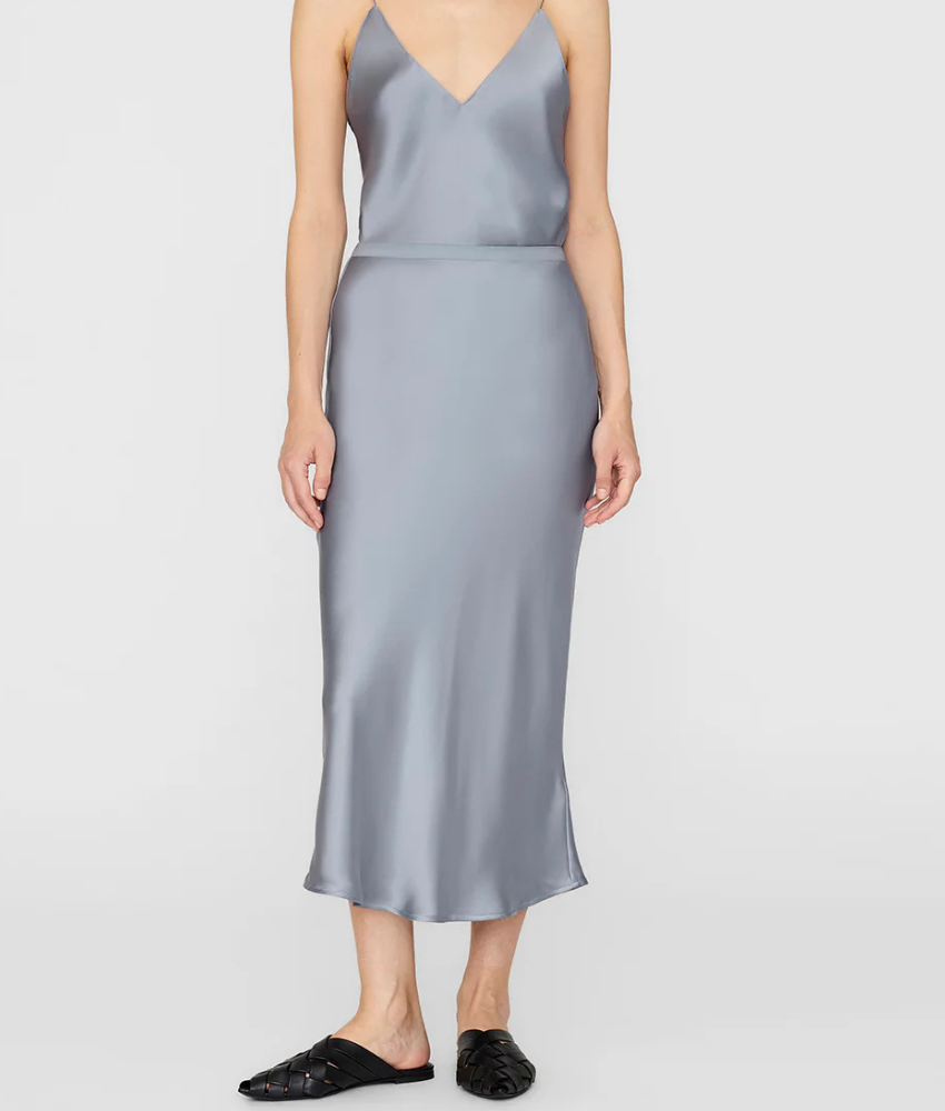 Anine Bing Bar Silk Skirt