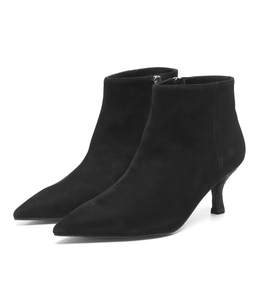 Woden Vera Suede Black