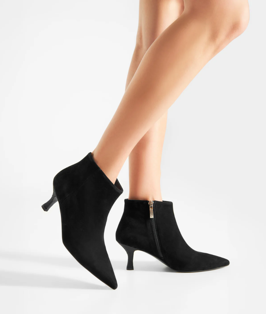 Woden Vera Suede Black