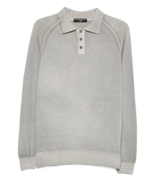 Daniele Fiesoli Wool Polo Sweater