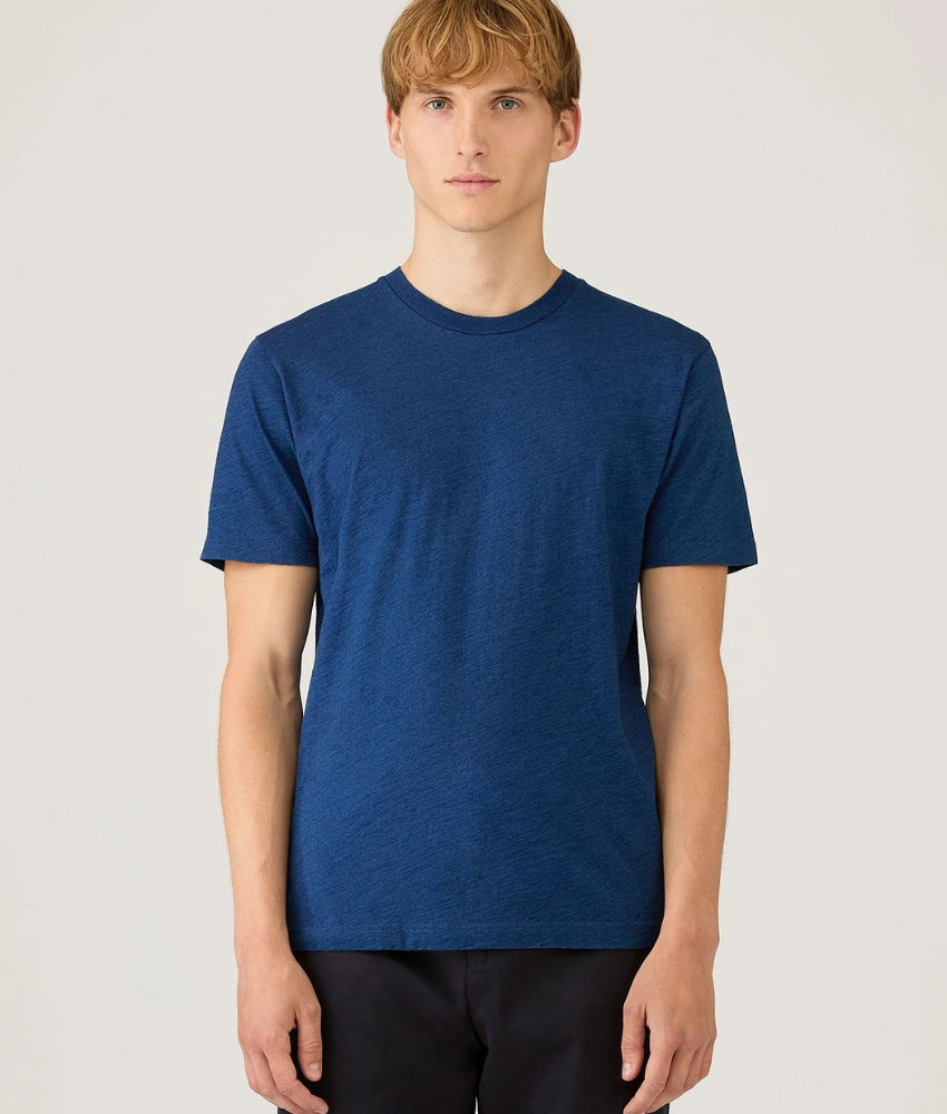 Sunspel SS Riviera Indigo T-Shirt