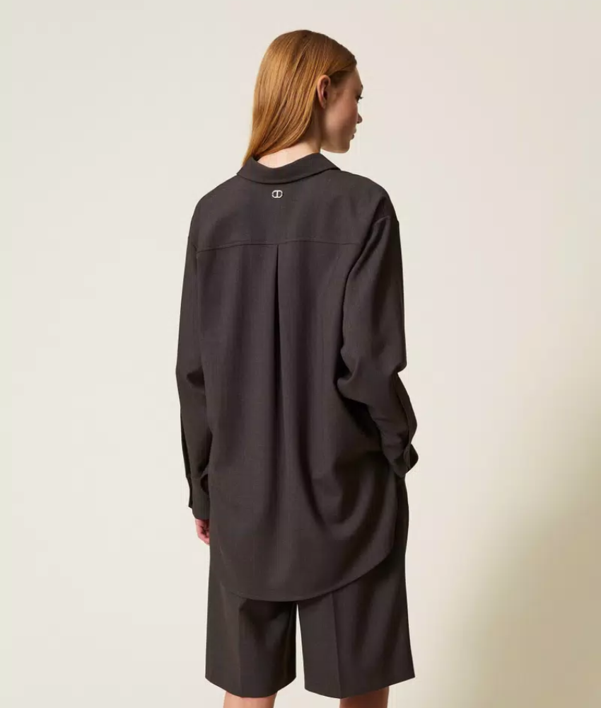 Twinset Oversized Woven Shirt