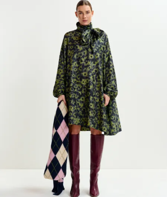 Essentiel Antwerp Ioanna Neck Tie Minidress