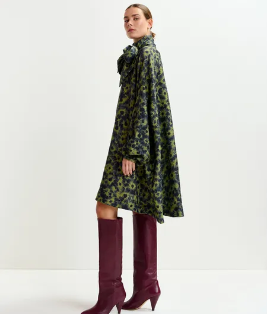 Essentiel Antwerp Ioanna Neck Tie Minidress