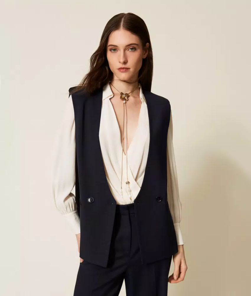 Twinset Wool Blend Waistcoat