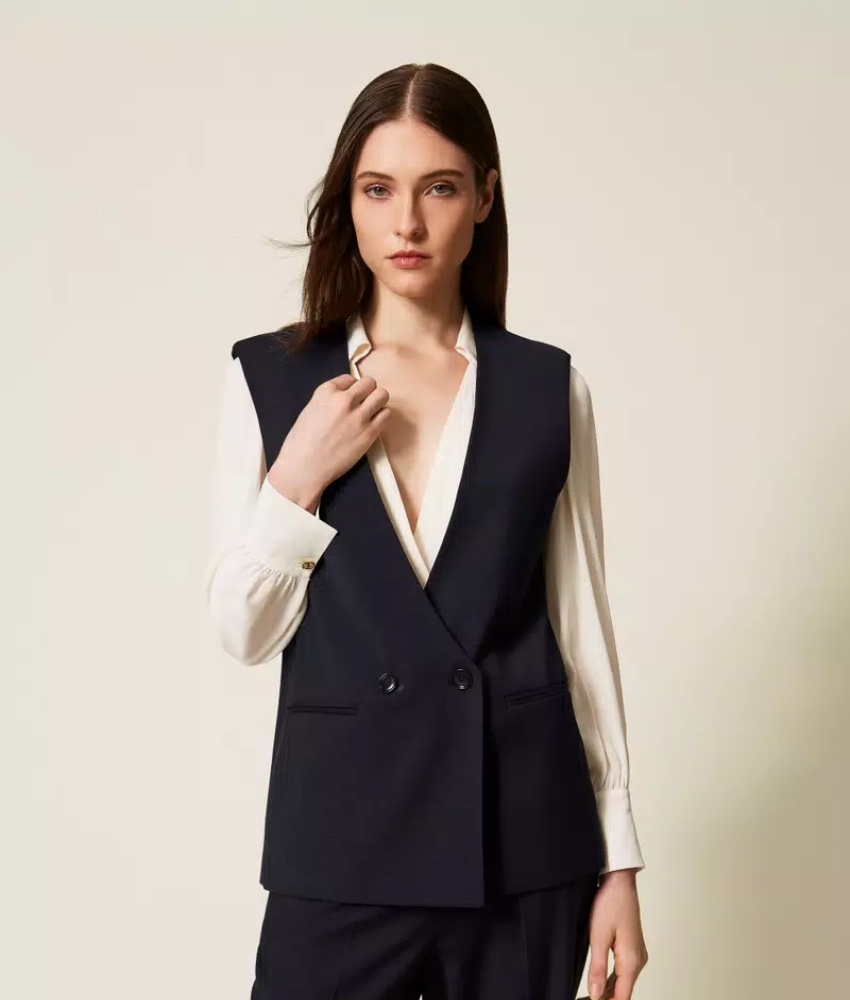 Twinset Wool Blend Waistcoat