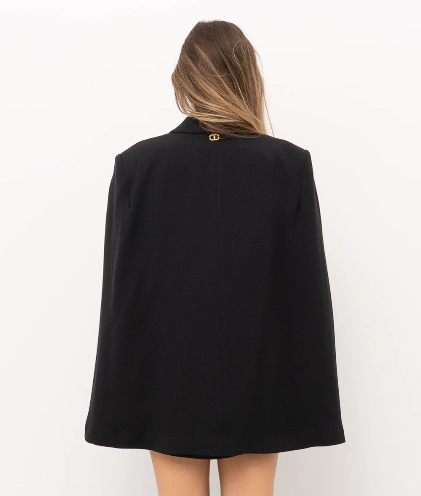 Twinset Crepe Cape Jacket