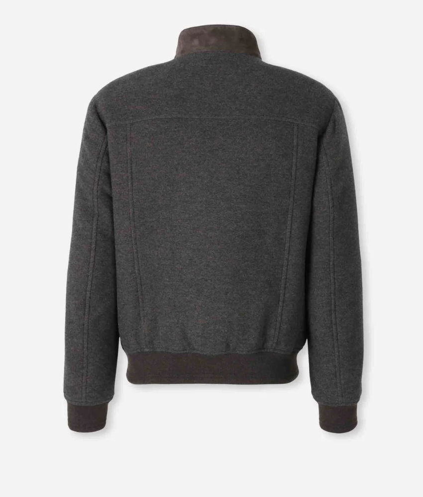 Canali Lined Suede Jacket