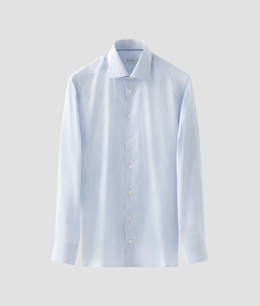 Eton Cut Away Semi Solid Shirt