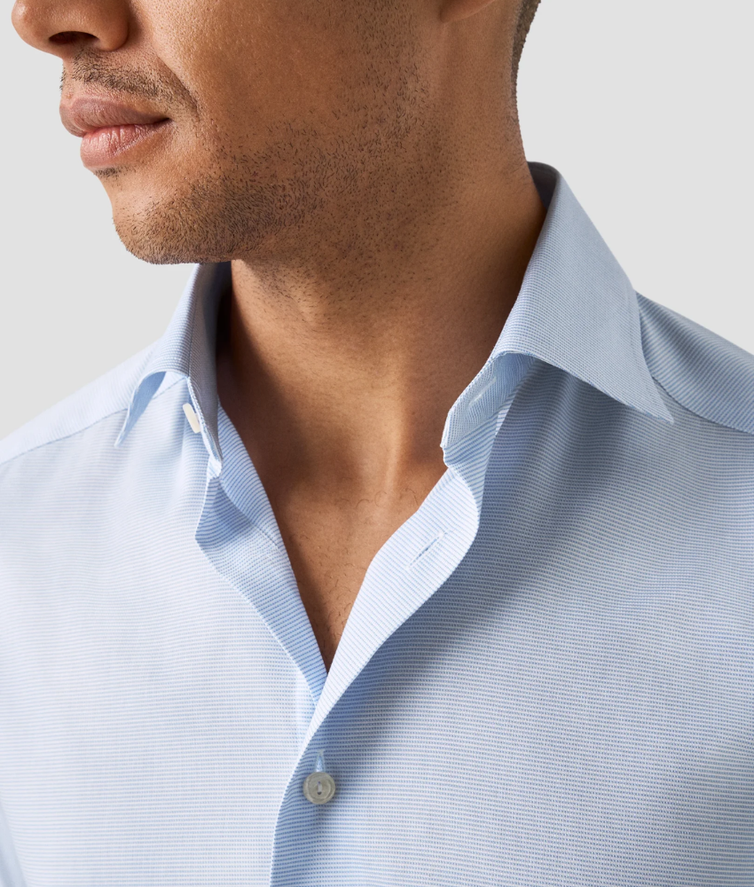 Eton Cut Away Semi Solid Shirt