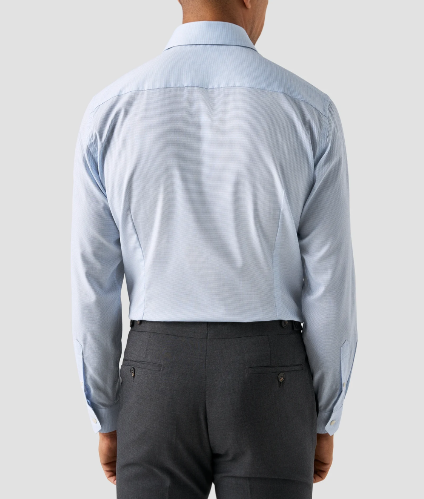 Eton Cut Away Semi Solid Shirt