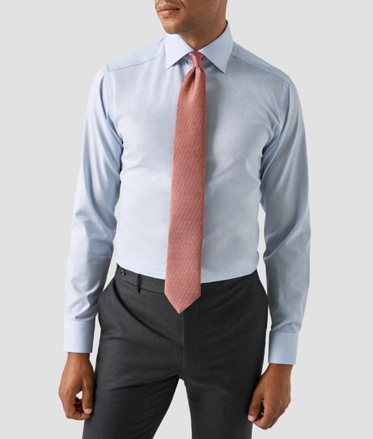 Eton Cut Away Semi Solid Shirt