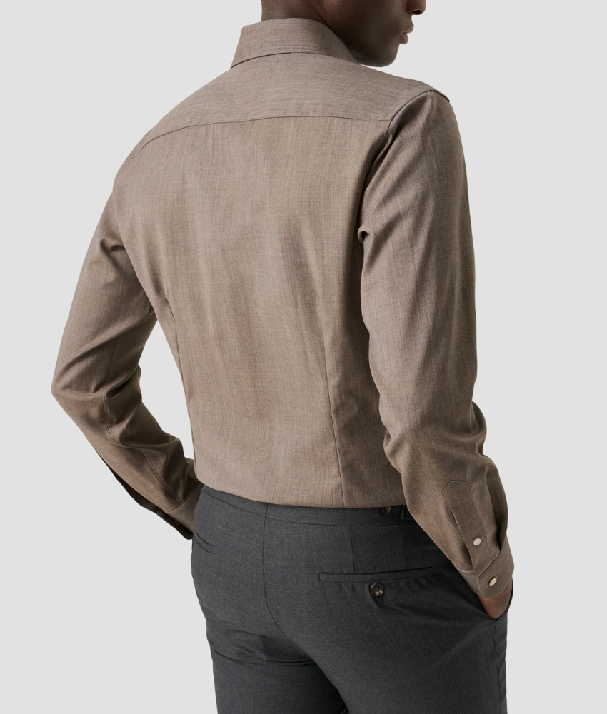 Eton Solid Merino Shirt