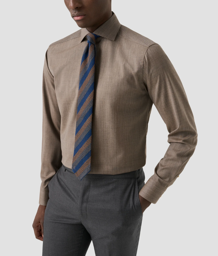 Eton Solid Merino Shirt