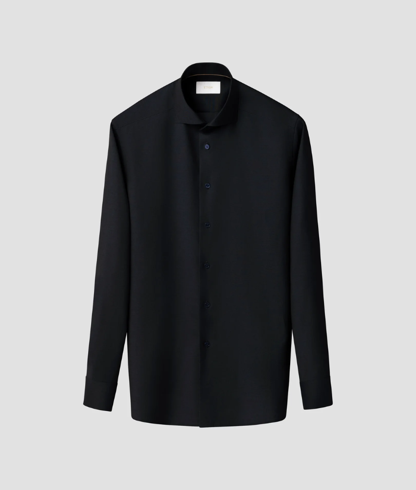 Eton Solid Merino Shirt