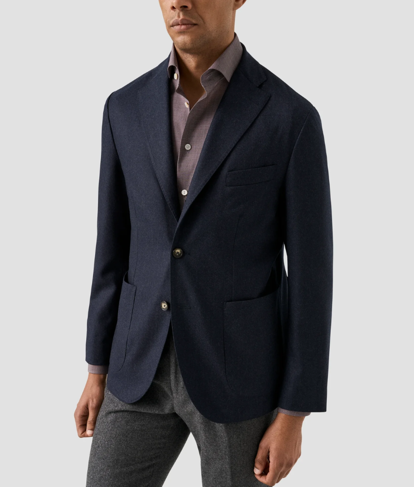 Eton Wool Flannel Soft Jacket