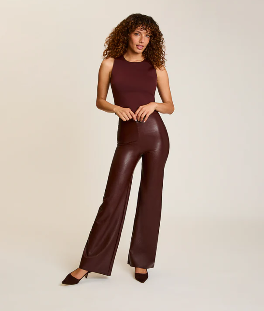 Commando Faux Leather Wide Leg