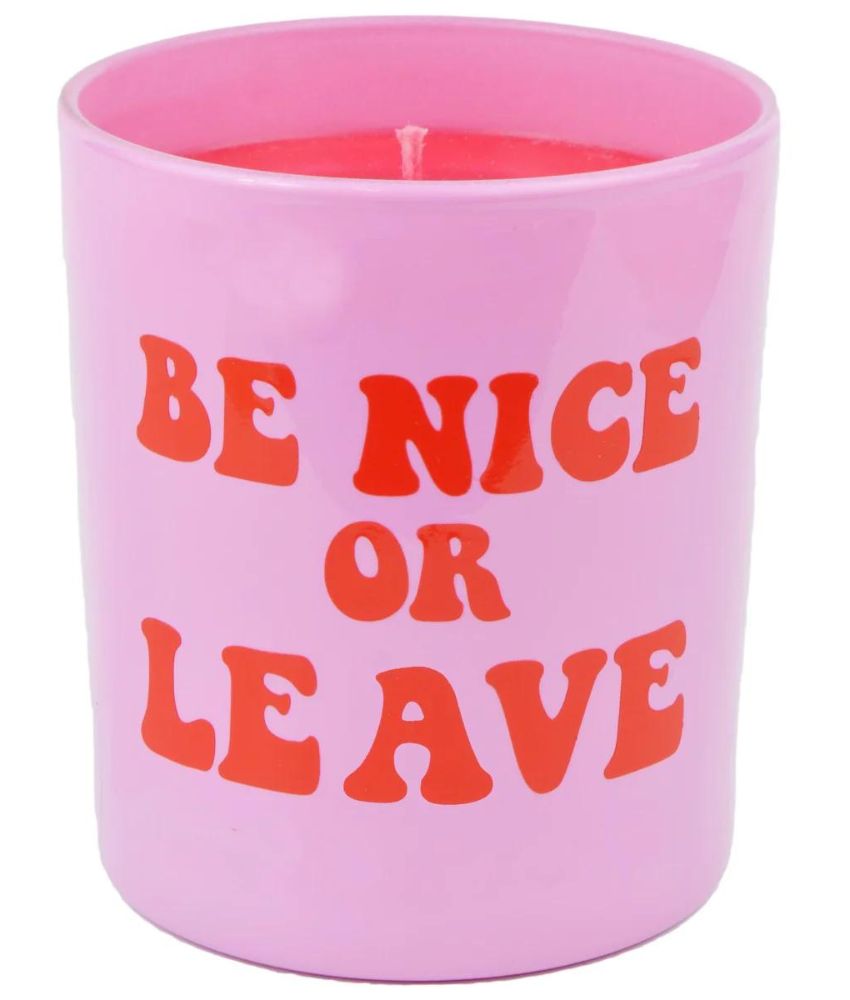 Flamingo 'Be Nice or Leave' Candle