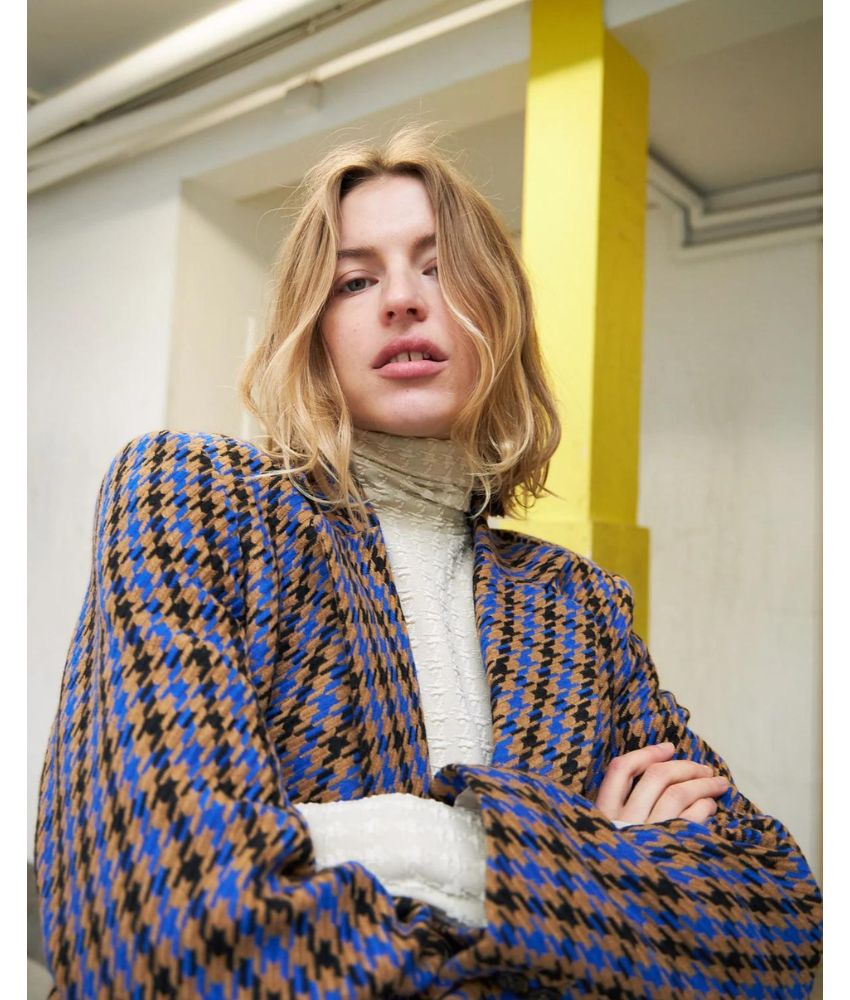 woman in blazer