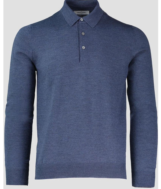 Gran Sasso L/S 3 Button Polo