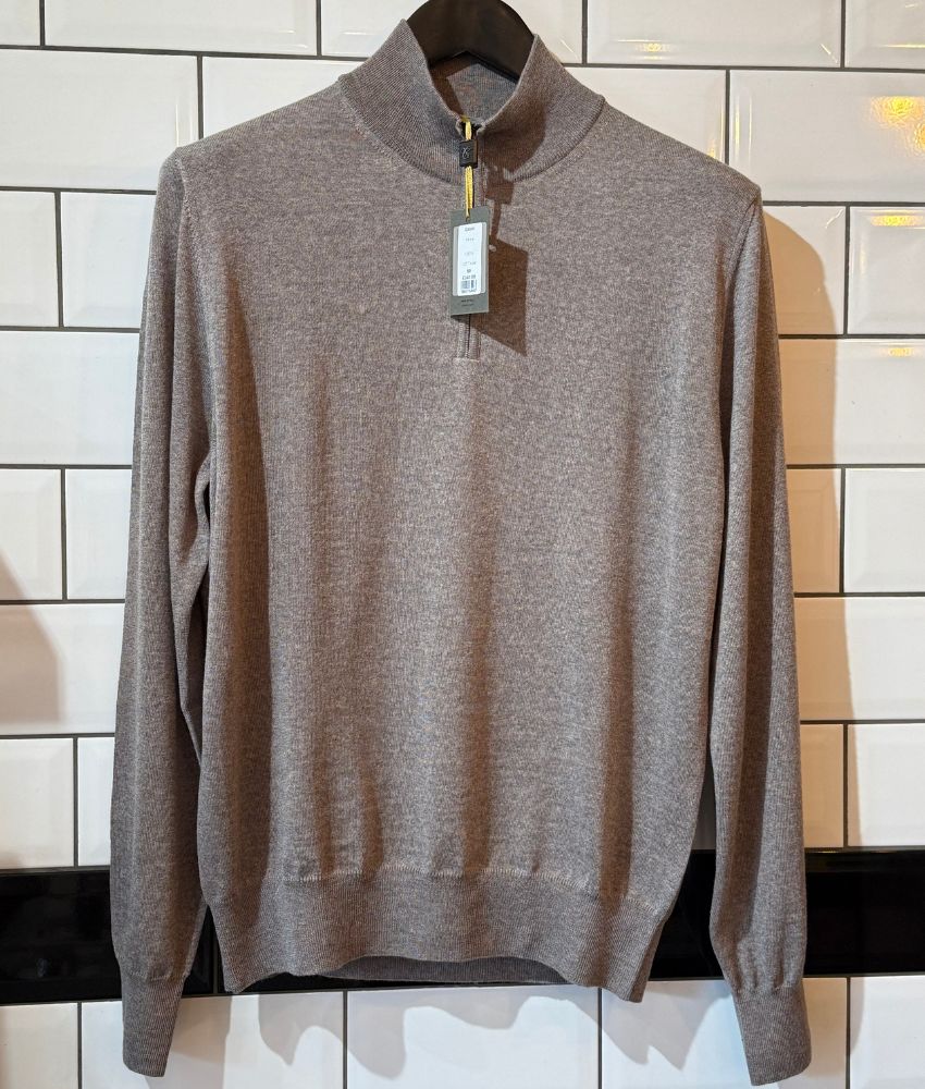 Canali 1/4 Zip Jumper