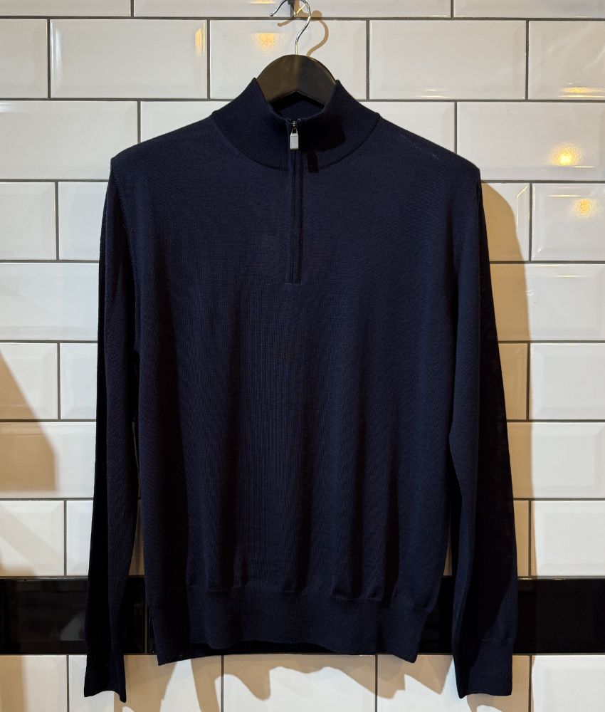 Canali 1/4 Zip Jumper