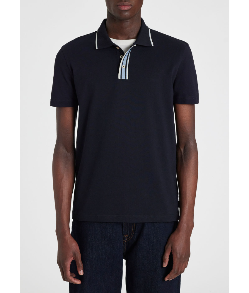 Paul Smith Regular Fit Contrast Polo