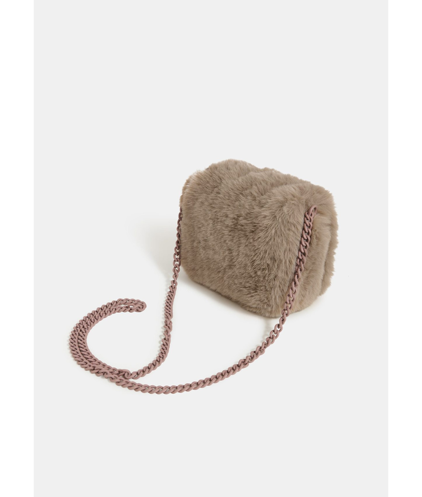 Essentiel Antwerp Mini Faux Fur Bag
