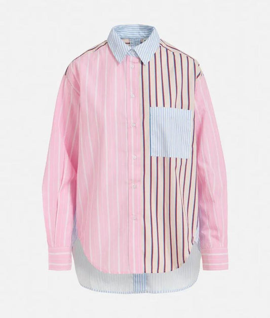 Essentiel Antwerp Patch Stripe Shirt