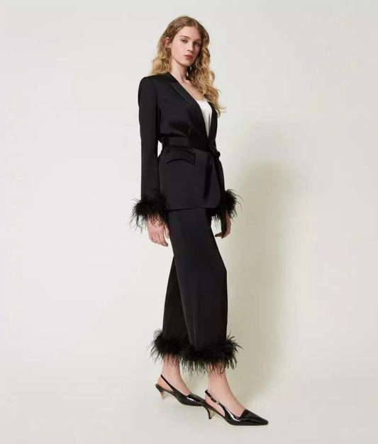 Twinset Feather Trousers