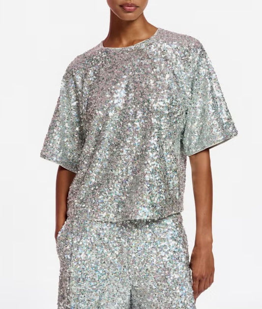Essentiel Antwerp Ferras Sequin Top