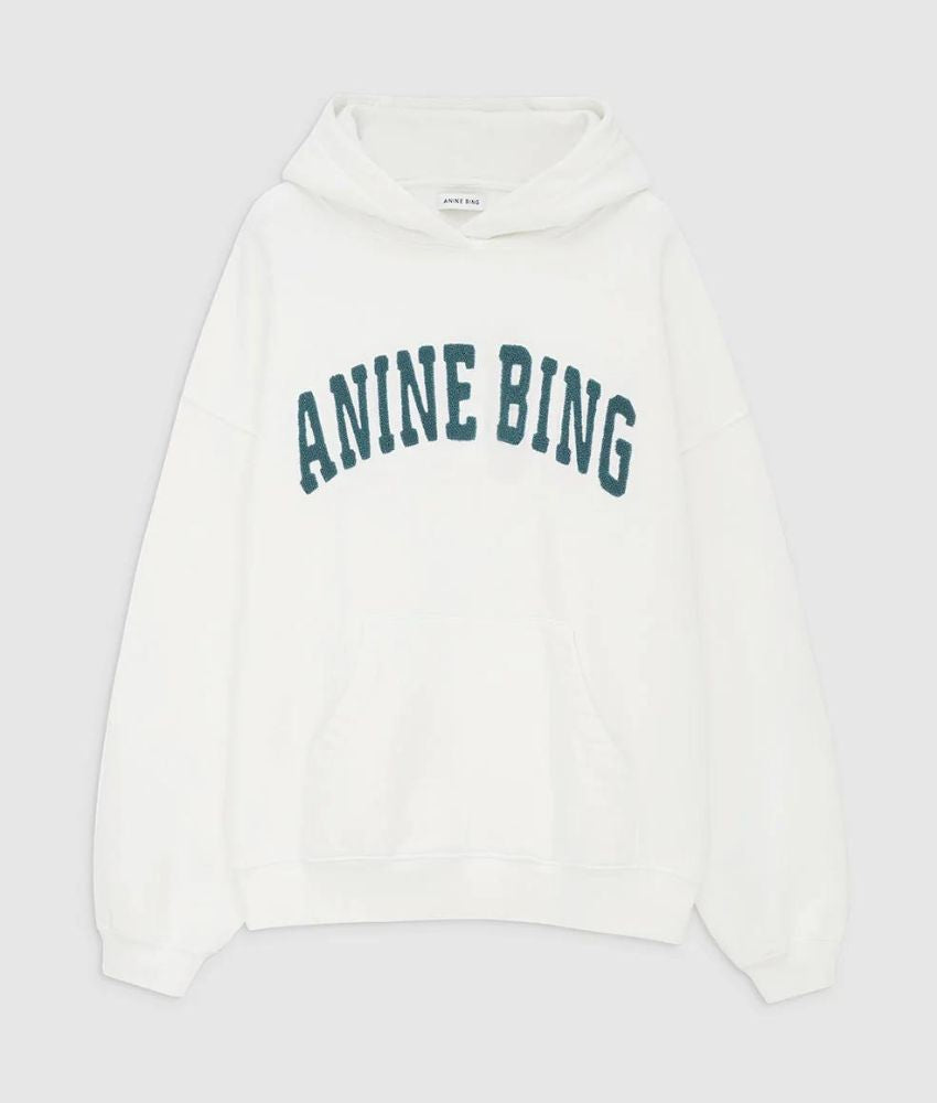 Anine Bing Ivory Harvey Sweatshirt