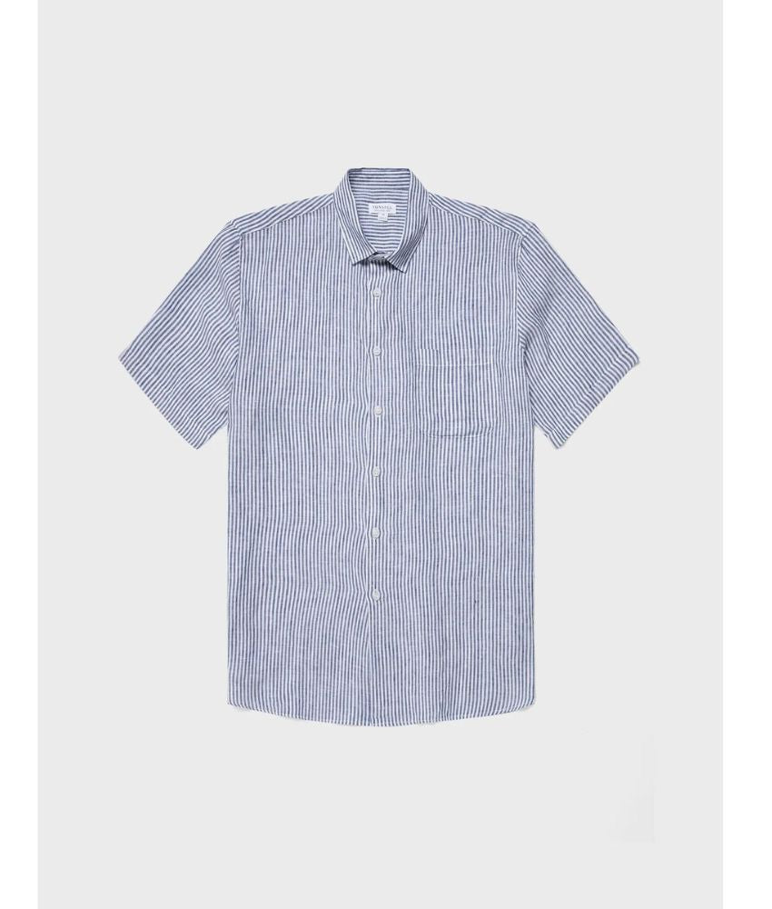 Sunspel Stripe Linen Shirt