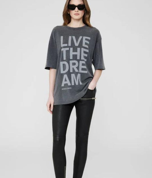 Anine Bing Cason 'Live the Dream' T-Shirt