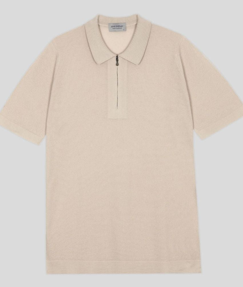 John Smedley Sandbanks Pique Shirt