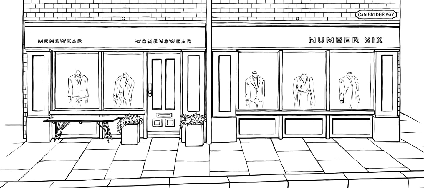 An Illustration of the Number Six store in Chelmsford