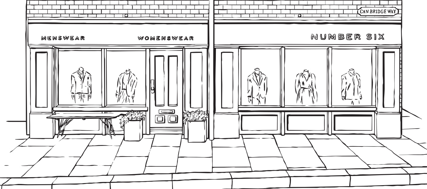 number six store front