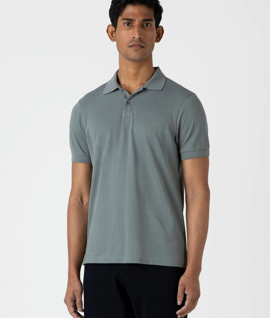 Sunspel Pique Polo Shirt