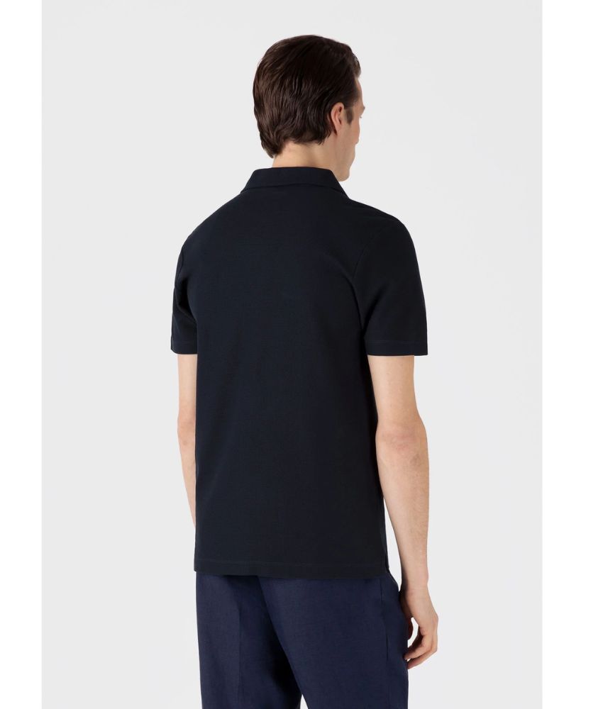 Sunspel Textured Polo