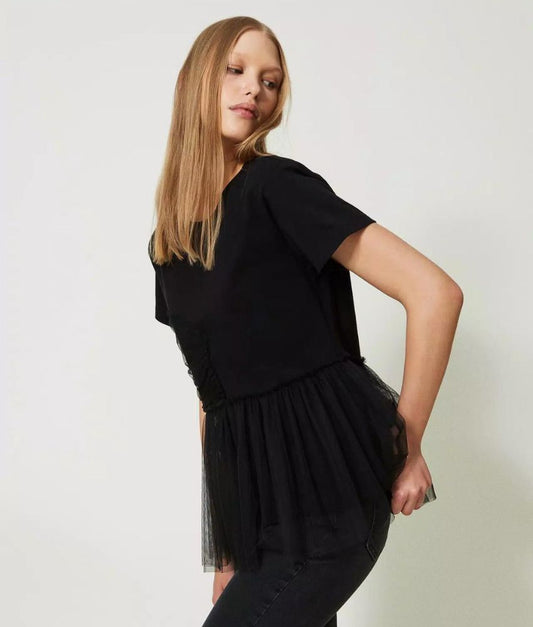Twinset Tulle T-Shirt