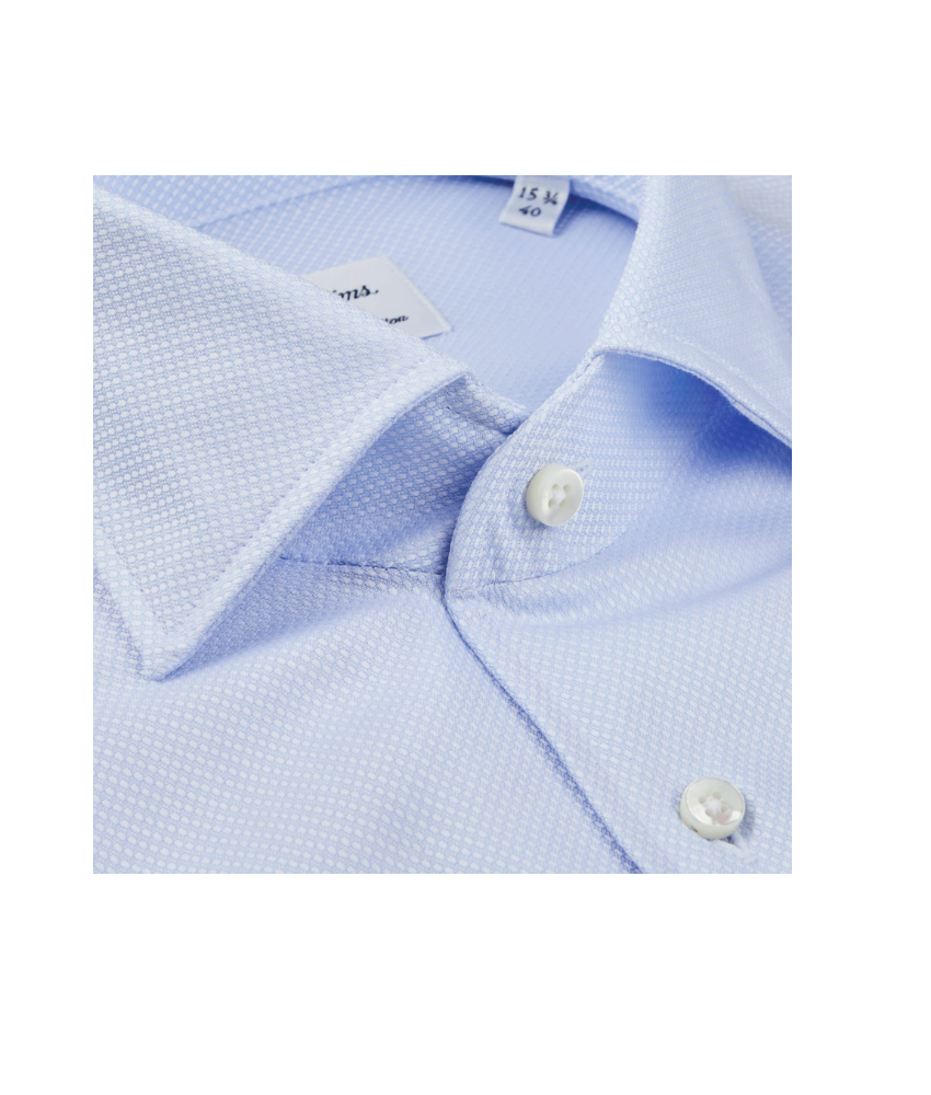Stenstroms Slimline Shirt - Pale Blue