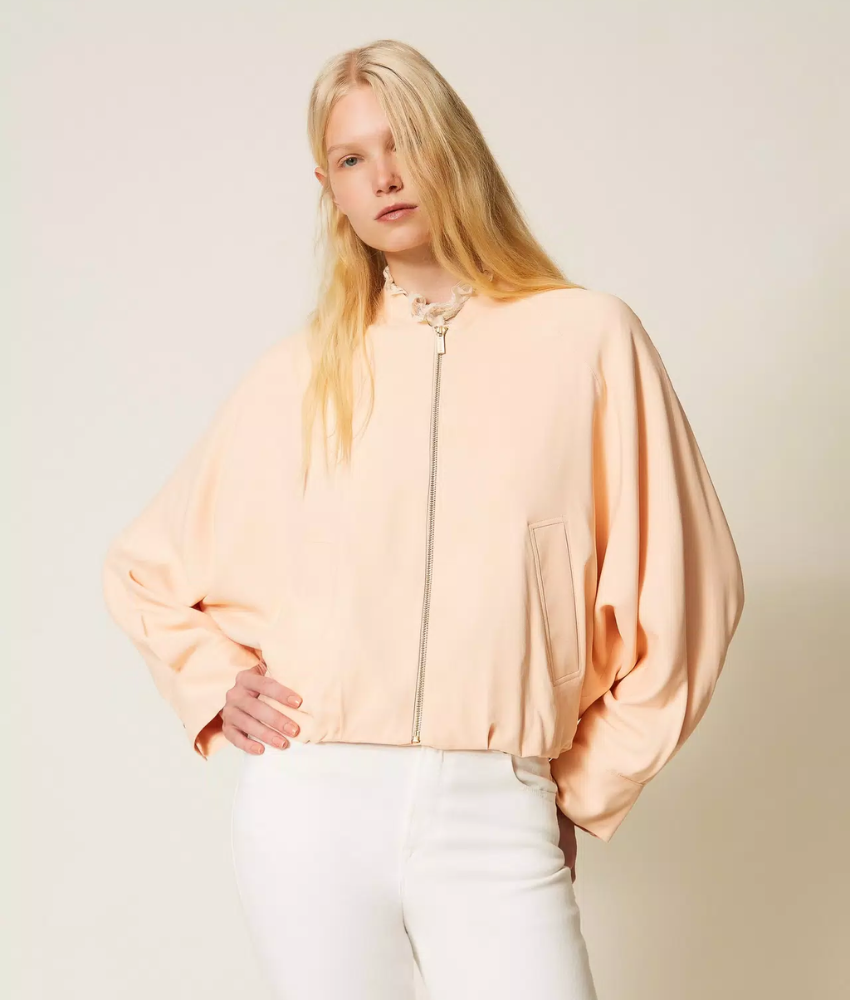 TWINSET Kimono Bomber Jacket
